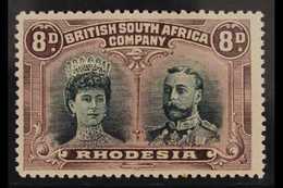 1910  8d Greenish Black And Purple, "Double Head", SG 148, Very Fine Mint. For More Images, Please Visit Http://www.sand - Autres & Non Classés