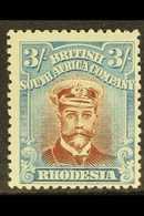 1922-24  3s Red-brown And Grey-blue "Admiral", Head Die III, Perf 14, SG 305, Very Fine Mint. For More Images, Please Vi - Other & Unclassified