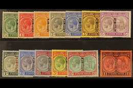 1920-22  Complete Set Overprinted "SPECIMEN", SG 24/36s, Very Fine Mint. (13) For More Images, Please Visit Http://www.s - St.Kitts-et-Nevis ( 1983-...)