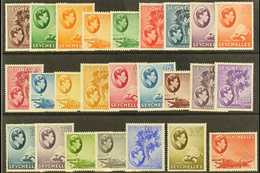 1938-49  Pictorial Definitives Set Complete, SG 135/49, Very Fine Mint, Cat £550 (25 Stamps) For More Images, Please Vis - Seychellen (...-1976)