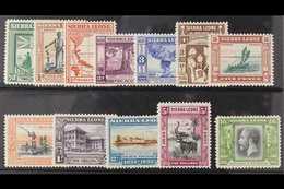 1933  Wilberforce Set Complete To 10s, SG 168/171, Very Fine And Fresh Mint. (12 Stamps) For More Images, Please Visit H - Sierra Leona (...-1960)