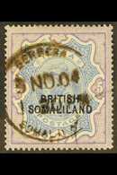 1903  5r Ultramarine And Violet, Overprint At Foot, SG 24, Fine Berbera Cds Used. For More Images, Please Visit Http://w - Somaliland (Herrschaft ...-1959)