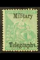 CAPE OF GOOD HOPE  MILITARY TELEGRAPHS 1885 1s Green, Wmk Crown CC, Ovptd, Barefoot 2, Mint. For More Images, Please Vis - Non Classés