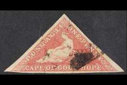 CAPE OF GOOD HOPE  1855-63 1d Rose, SG 5a, Used With 3 Margins. For More Images, Please Visit Http://www.sandafayre.com/ - Unclassified