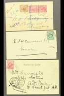 NATAL  1895-1910 Range Of Covers And Cards, With 1895 Envelope Registered To J'burg With Stamps Tied By Registered GPO C - Non Classificati