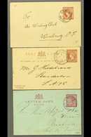 NATAL  An Attractive Range Of Used Postal Stationery From Smaller Offices, With 1892 ESTCOURT On ½d Wrapper; 1898 NOODSB - Non Classés