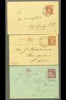 NATAL  An Attractive Range Of Used Postal Stationery From Smaller Offices, With 1892 ESTCOURT On ½d Wrapper; 1898 NOODSB - Unclassified