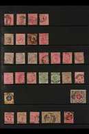 NATAL  POSTMARKS 1870-1909 Collection With A Range Of Issues To 2s, Includes Numeral Types With Numbers From "1" To "47" - Zonder Classificatie