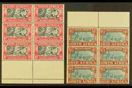 1938  Voortrekker Commemoration Set, SG 80/81, Never Hinged Mint Marginal Blocks Of 6. (12 Stamps) For More Images, Plea - Non Classés