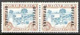 OFFICIAL  1930-47 2s6d Blue & Brown With DIAERESIS VARIETY Over Second "E" In "OFFISIEEL" On English Stamp, SG.O19c, Nev - Ohne Zuordnung