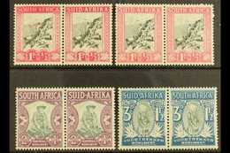 UNION VARIETIES  1933-6 Voortrekker Memorial Fund, 1d+½d With Comet Flaw, 1d+½d With Broken Inner Frame And Line Through - Zonder Classificatie