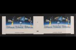 1991  EUROPA "Europe In Space" Booklet (SG SB437, Mi MH 159, Facit H414), Miscut So That A Strip Of The Top Of The Stamp - Altri & Non Classificati