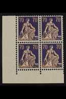 1921-1934  70c Buff & Violet, Smooth Gum, Mi 171x, SG 243, CORNER BLOCK OF 4, Never Hinged Mint (4 Stamps) For More Imag - Altri & Non Classificati