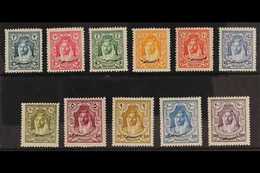 1928  New Constitution Overprints Complete Set, SG 172/82, Superb Mint, Very Fresh. (12 Stamps) For More Images, Please  - Jordania