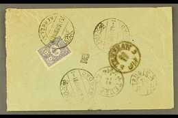 USED IN IRAQ  1903 Cover Addressed In Arabic To Persia, Bearing 1901 1pi Foreign Mail Tied By Bilingual "KERBELA" Cds Ca - Otros & Sin Clasificación