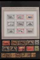 HORSES OF THE USA  19th Century To to 2000's Topical Collection Featuring HORSES On Stamps And Miniature Sheets, Mint, N - Other & Unclassified