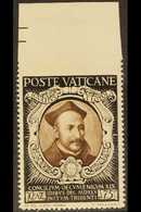 1946  75c Sepia & Black "St Ignatius Of Loyola" IMPERF AT TOP VARIETY, Sass 113d, Never Hinged Mint For More Images, Ple - Altri & Non Classificati