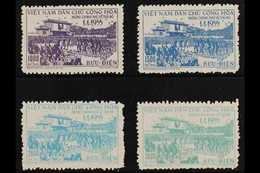 1956  Return Of Government Complete Set (SG N42/45, Scott 28/31), Fine Unused No Gum As Issued, Very Fresh, Cat £375. (4 - Vietnam