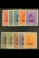 1928  Surcharge Set Ovptd With "XXXX", Yv 194/203, Very Fine Mint. (10 Stamps) For More Images, Please Visit Http://www. - Otros & Sin Clasificación