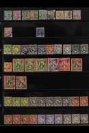 1895-1964 USED COLLECTION  With Light Duplication On Stock Pages, Includes 1895-96 Opts Most Vals To 1r, 1895-96 "2½" On - Zanzibar (...-1963)