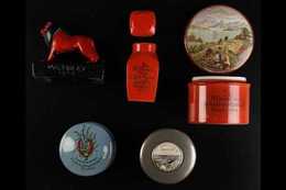 1924-25 EMPIRE EXHIBITION SOUVENIR ITEMS.  Includes Painted Plaster Lion On Plinth, Glass Jar With Silver Gilt Lid With  - Other & Unclassified