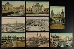 1908 FRANCO-BRITISH EXHIBITION  All Different Collection Of Sepia Or Colour Tinted Picture Postcards, All But One Are Us - Sonstige & Ohne Zuordnung