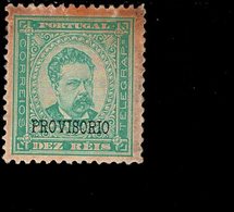 Por.79 König Luis I Mit Aufdruck Provisorio MLH * Mint (2) - Nuovi