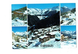 Cpm - Suisse - LES MAYENS DE RIDDES - La Tzoumaz - Valais - 1989 - Voiture GS CITROEN - Hotel - Riddes