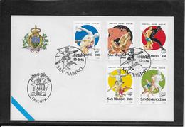 Saint Marin - Enveloppe FDC - TB - FDC