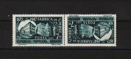 1948 - 75 Anniv. De L Atelier Du Timbre  YV No 1008a Et Mi No  1095k  Tete-beche MNH - Nuevos