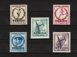 1948 - Jeux Balkaniques Mi No 1096/1100 Et Yv  No 999/1001 + P.A.  MNH - Nuevos