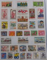 Timbres De Tchécoslovaquie Non Classés Vendu Par Feuilles - Collections, Lots & Séries