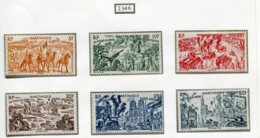 16578 MARTINIQUE Collection Vendue Par Page PA 7/12* Tchad Au Rhin   1946  TB - Airmail