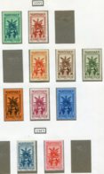 16581 MARTINIQUE Collection Vendue Par Page Taxe12/3, 17/22, 24/5*/(*)   1933-43  B/TB - Strafport
