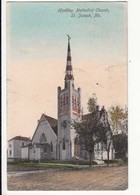 CPA Etats Unis - St. Joseph - Hundley Methodist Church   :  Achat Immédiat - (cd025 ) - St Joseph