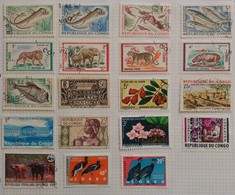 Timbres Du Congo Non Classés Vendu Par Feuilles - Andere & Zonder Classificatie