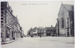 PLACE DE L'ÉGLISE ET RUE DE FALAISE - BRIOUZE - Briouze