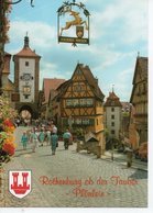 ROTHENBURG OB DER TAUBER - DAS PLONLEIN MIT DEM SIEBERSTURM UND DEM KOBOLZELLER TOR - Rottenburg