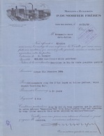 Lettre à Entête P. Dumortier Moulins & Huileries Tourcoing Le 20/12/33 (photo D'usine) - Facturas