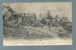 Guerre 1914/16 - Bataille De La Somme - Hem - Le Chateau Et La Ferme Après Le Bombardement    - Vah87 - Guerra 1914-18