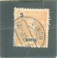 1897 HORTA Y & T N° 14 ( O ) - Angra
