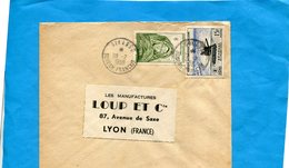 MARCOPHILIE -lettre-Soudan Français Cad Sikasso-1958 -pour France-2stamps A O F - Storia Postale