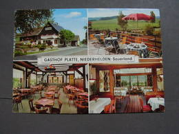 Gasthof Platte Niederhelden Um 1960 - Olpe