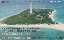 TC Japon / 110-011 - Site NOUVELLE-CALEDONIE - PHARE 3 - NEW CALEDONIA LIGHTHOUSE Japan Phonecard - 26 - Phares