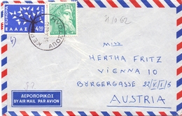 GRECE  AIR MAIL 1962  COVER    (GENN201281) - Cartas & Documentos