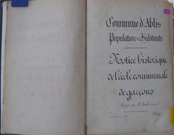 Ablis 1878 Copie De 37 Vues D'un Manuscrit Voir Descritptif Ci-dessous Etc - Ablis