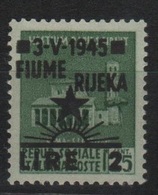 Occupazione Jugoslava Fiume MNH - Occup. Iugoslava: Fiume