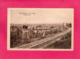 ALLEMAGNE,  Ehemalige Dt. Gebiete, SAARGEMÜND, Lothringen, Gesamtansicht, Chemin De Fer, 1919, (A. Scherier) - Lothringen
