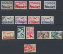 France Poste Aérienne 1930 - 1949  Lot De Timbres Oblitérés Et * MH - Autres & Non Classés