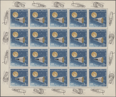 Aden - Mahra State: 1967, Rockets And Spaceships: 10f. To 500f., Set Of Nine Values Showing Differen - Aden (1854-1963)